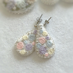 冬の花束/ドロップピアス