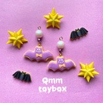 horror night！！コウモリさんアイシングクッキー【ピアス/イヤリング】