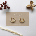 sa5246様　専用 【特集掲載】Pearl Hoop Earrings 