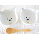 【名入れ・出産祝い】クマちゃん♡べビー食器セット☆選べるカラー！離乳食 お食い初め プレゼント 誕生日 名前 ベビー キッズ 男の子 女の子
