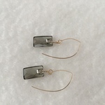 ☆14kgf☆スワロフスキー＊ ブラックダイヤモンド ピアス