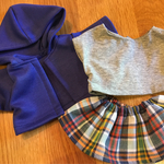 ぽぽちゃん服　パーカーセット③