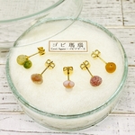 ✴︎送料無料✴︎おまかせ 秋色ゴビアゲートのピアス 5本セット