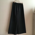 ストレッチウールDGで作ったワイドパンツ