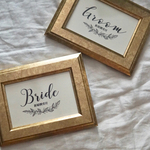 wedding sign:ボタニカルウェディング受付サイン二枚セット