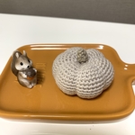 [送料込み]パンプキン🎃1個＊グレージュ