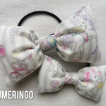 【送料無料】お揃いヘアゴム(ペガサス/グレーストライプ) 親子 姉妹 お揃いコーデ