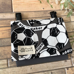 移動ポケット　サッカー　グレー