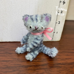 4.5cm モールアート サバトラ ネコ モールベア **Tamu bear
