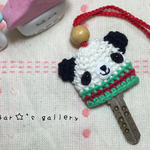 【eab-66286様ご注文品☆】パンダくんのキーカバー☆