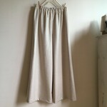 カシミヤウールLBで作ったワイドパンツ