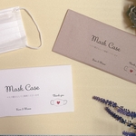 【新作】コロナ対応 マスクケース ウェディングマスク 簡易マスクケース ウェディング 結婚式 二次会 受付 カスタム可