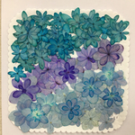  NO.569 限定2個❣️お買い得💕　ブルーパープル紫陽花ミックス／押し花素材