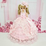 リカちゃん お姫様ドレス 一点物☆ピンク