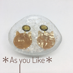 時計ねこピアス/イヤリング