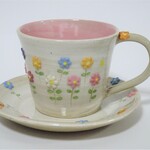 カップ＆ソーサーお花と蝶々