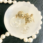 レジン 大ぶり ピアス