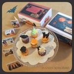 ハロウィン　カップケーキBOX　ミニチュア・ドールハウス 1/12 