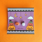 【ピアス・イヤリング・ブローチ】 ハロウィンのアソートアクセサリー