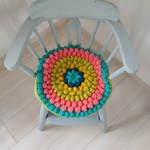 再販×30お花ポコポコ座布団 