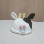 【ニューボーンフォト】【ご出産祝いギフト】【年賀状準備】2021干支☆うし帽子