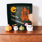 ハロウィンがやってくる〜！②🎃👻＊羊毛フェルト🍎
