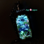  海底洞窟(Part 6 ホヌ)LEDホワイトライト付きサージカルステンレスペンダント
