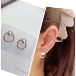 【アレルギー対応】艶やかミニパール♡リング✨シンプルピアス