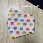 子供用マスク　ねこちゃん柄