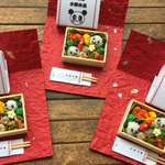 🍁ミニチュアフード　パンダ中華弁当　