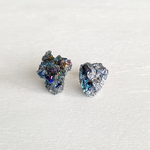 【炭化ケイ素】ダイヤシック原石ピアス／屋久島電工