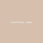 Instagram @non75non sama.