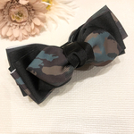 ブラック大人カモフラミルフィーユ❤︎バナナクリップ