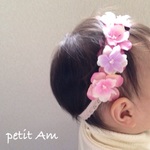 《再販》baby☆らぶりーあじさいのおしゃまなヘアバンド3