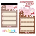メモパッド 22.melty chocolate to do list~bitter~
