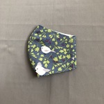 【ｍ様オーダー品】ume＊mew 立体マスク・大きめ（シマエナガ）