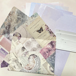 [SALE] Write a letter インナーまでかわいい封筒のレターセット Moon child