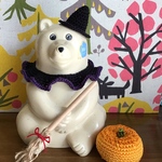 北欧しろくま貯金箱　２点セットハロウィン雑貨