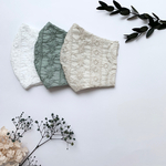 秋冬用　刺繍３色マスク　