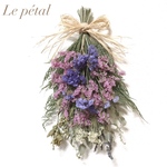 ドライフラワー秋スワッグ＊スターチス＆チース