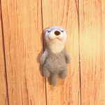 カワウソミニドール＊グレー（寝・M）