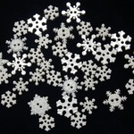 【大特価】雪の結晶のボタン☆35個
