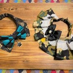 masutoaria様オーダー専用　cocoちゃんチョーカー2点　迷彩・和柄・市松模様・お殿様風