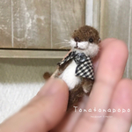  【受注製作】ミニマムカワウソちゃん 5.5㎝ テディベア