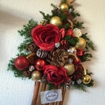 【再販×12】クリスマス　壁掛け　煌めくXmasツリー❤