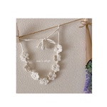 フラワー　ベビーヘアバンド🌷　かぎ編み