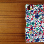 *あおぞら様オーダー品*XperiaZ1 SO-01F*Sophie's Blossom*RDXBL*リバティ*カバー・スマホケース
