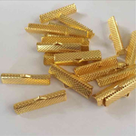 金色ワニ口30mm〜１５個