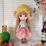 ＊たっぷりボリュームネックのワンピース＊４点セット＊9282＊ブライスアウトフィット＊