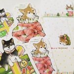 【11/27再販】クリスマスしば犬メッセージカード